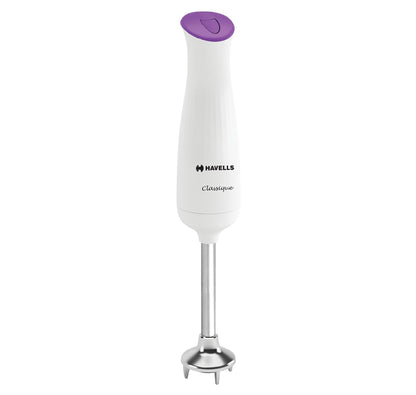Havells Classique- S Low Noise 300 watt Hand Blender with Detachable Stainless Steel Stem, Double Bush, Copper Motor & 2 Years Warranty
